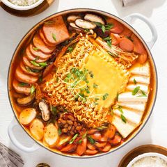 A picture of Korean Army Stew.