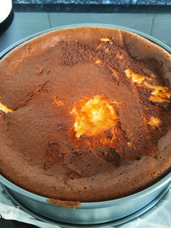 Una foto de Tarta de una mezcla de quesos