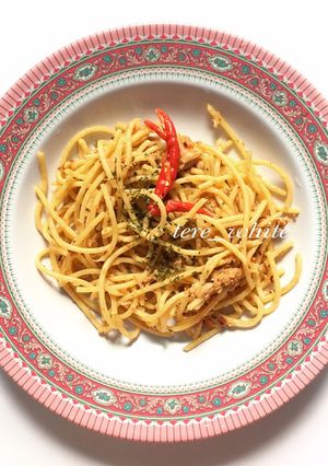 Foto resep Aglio olio spicy tuna 🍝