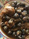 Caracoles con conejo