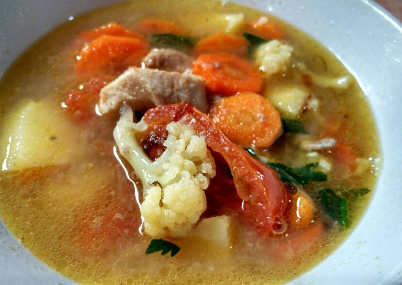 SOP ayam simpel