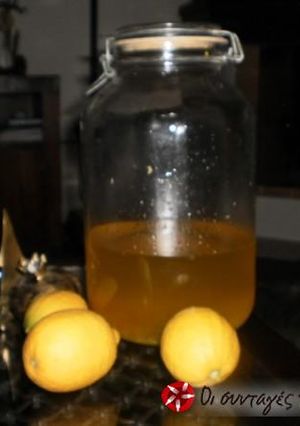 Φωτογραφία της συνταγής Limonchello με σαφράν