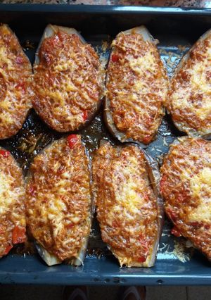 Una foto de Berenjenas rellenas con atún
