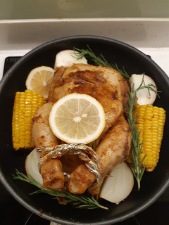 Foto resep Unintentional pan roasted chicken