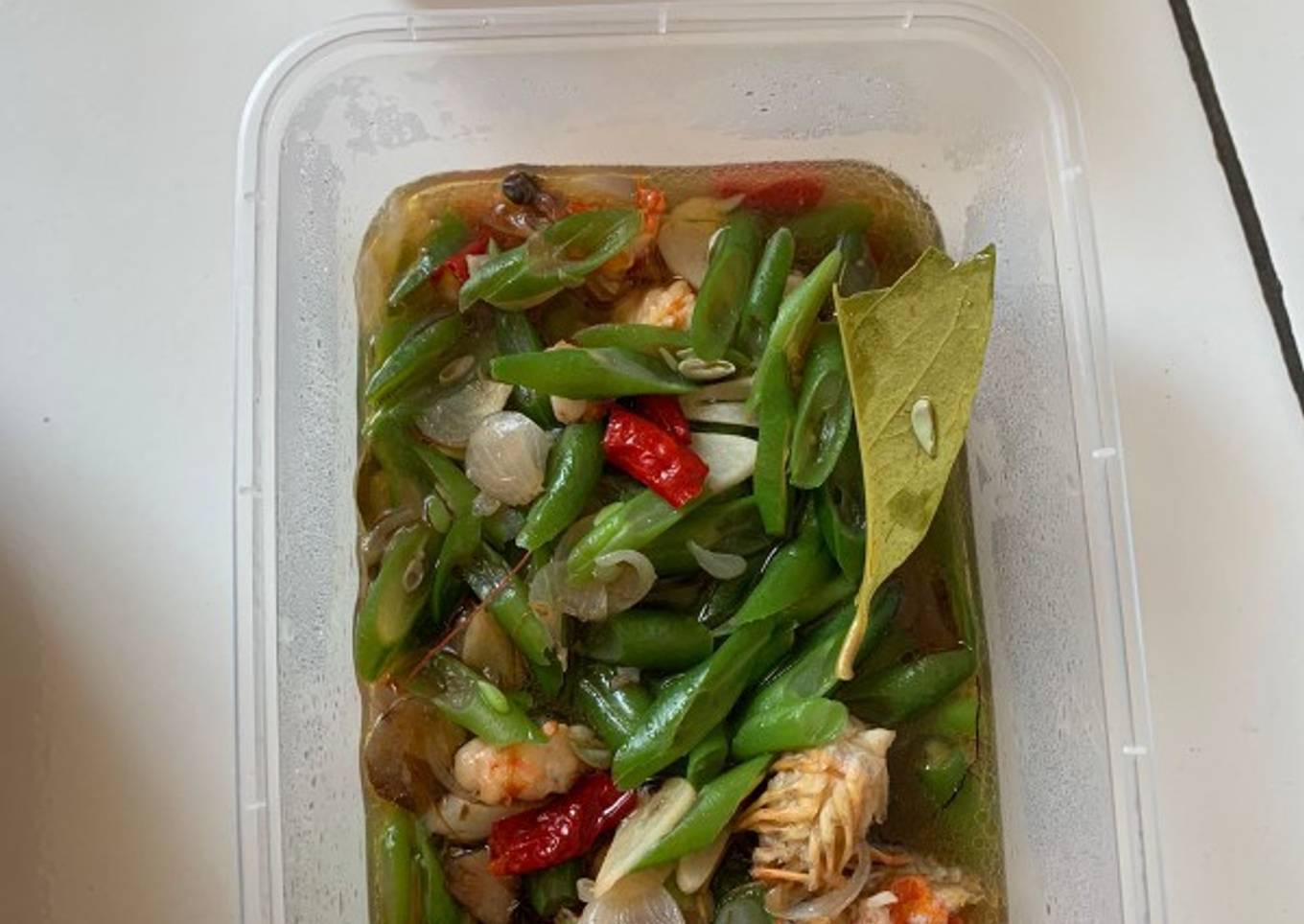 Tumis udang buncis