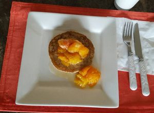 Una foto de Pancakes con semillas de chía y linaza