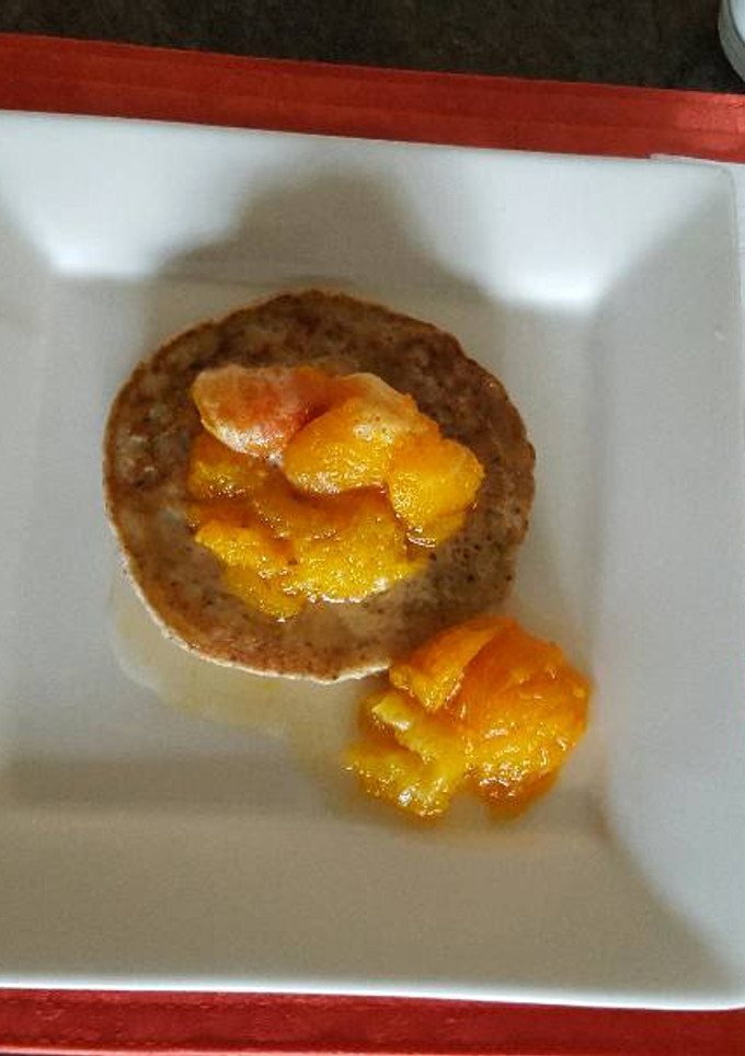 Una foto de Pancakes con semillas de chía y linaza