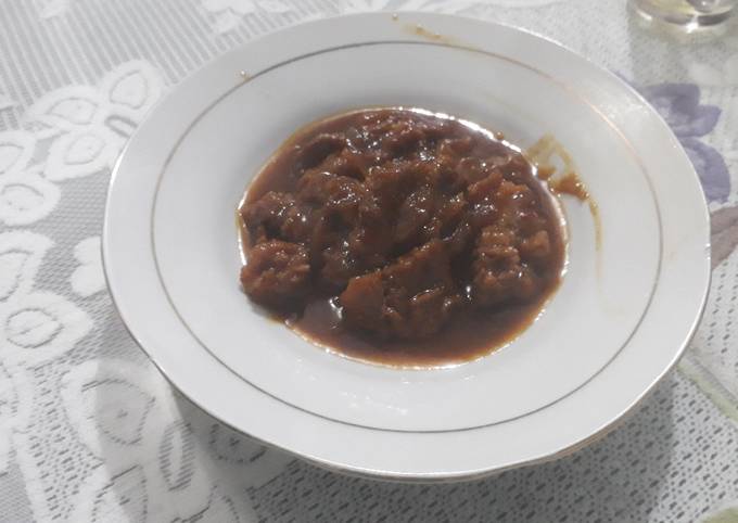 Semur Daging Asam Pedas Manis