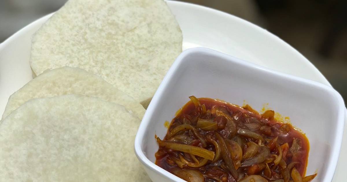 Boiled yam and palm oil sauce Recipe by chefnanah_maishunku Cookpad