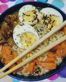 Miso Ramen con Tofu y Huevo