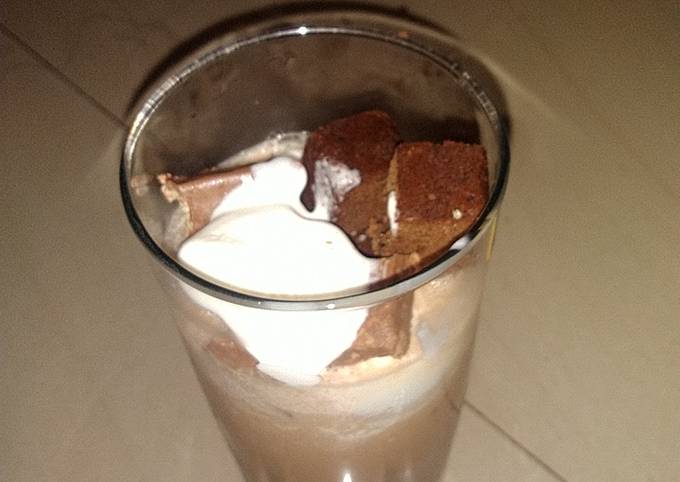 Steps to Prepare Favorite Choco milkshake sundae