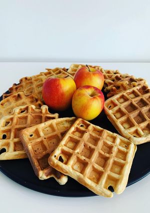 Une photo de Gaufres à la pommes 🍎