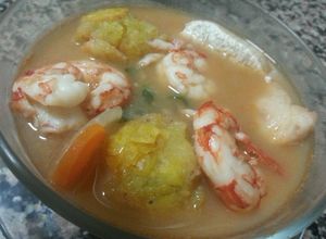 Foto principal de Caldo de pescado con mofongo