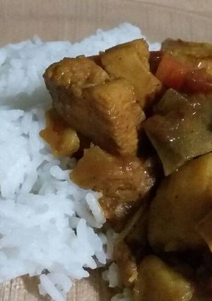 A picture of Coconut curry chicken.