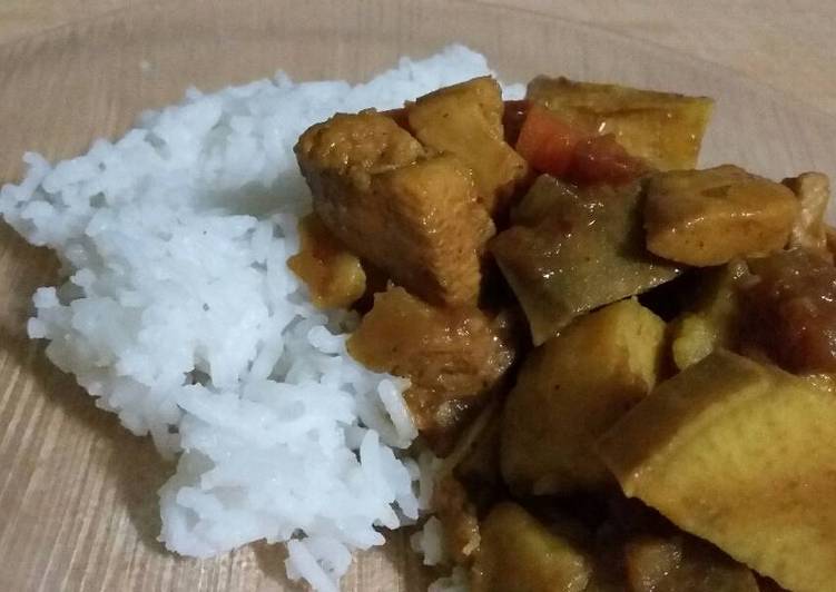 Coconut curry chicken