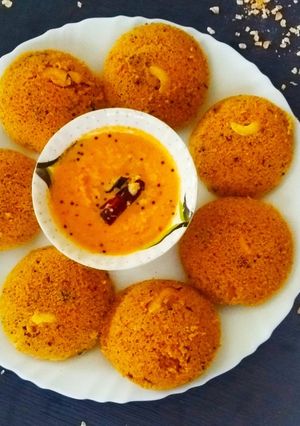 A picture of Instant Oats Idli.