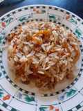 Arroz agridulce picante