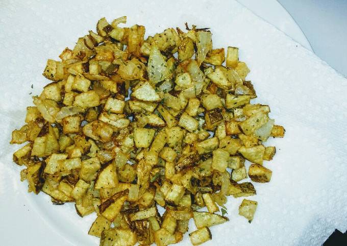 Steps to Make Award-winning Seasoned Onions & Potatoes