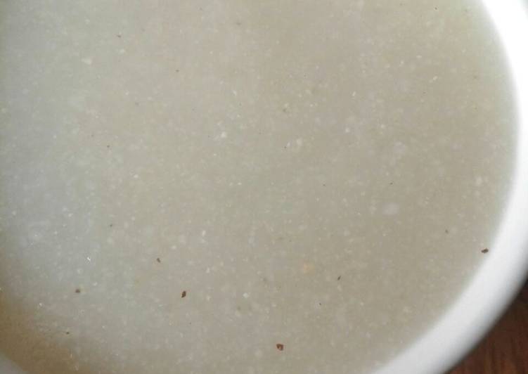 White porridge