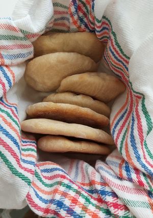 Una foto de Pan de pita en panificadora