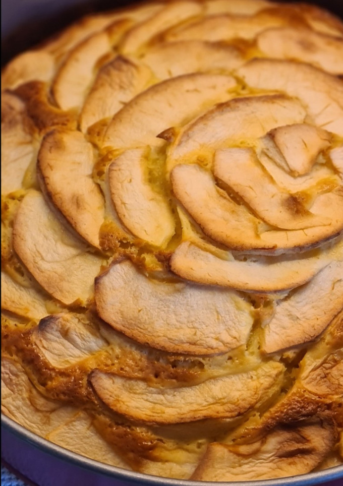 Una foto de Bizcocho de manzana