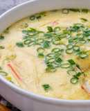 #132 Steamed Egg with Imitation Crab Sticks