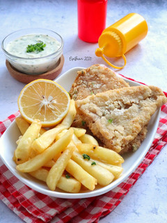 Foto resep Dori Goreng Maizena (Fish n Chips)