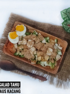 Foto resep Salad Tahu Saus Kacang