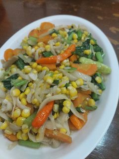Foto resep Ca Jamur Tiram Jagung Manis