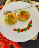 Savoury Moongdal Cheese Muffins
