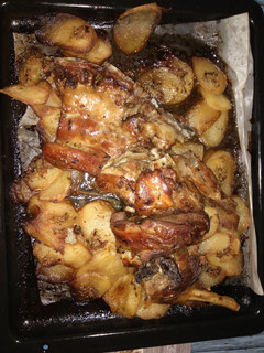 Una foto de Asado de ternasco de Aragón