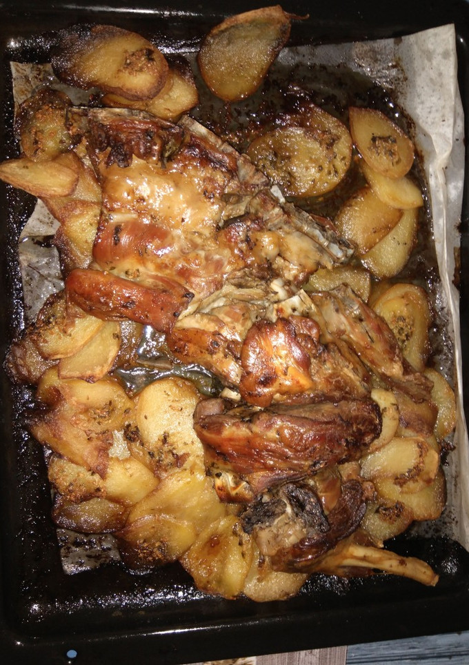 Una foto de Asado de ternasco de Aragón