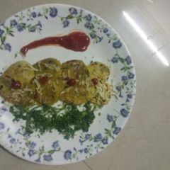 A picture of Mini heart paratha.