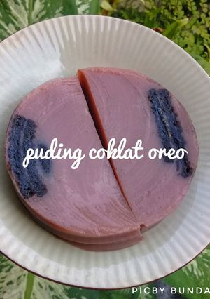 Foto resep Puding Coklat Oreo