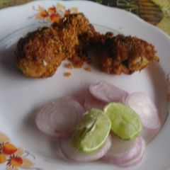 A picture of Tangri kabab.