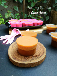 Foto resep Puding Santan Gula Aren