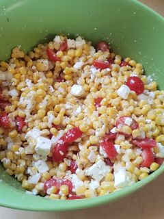 A picture of Corn salad.