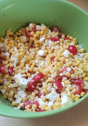 A picture of Corn salad.