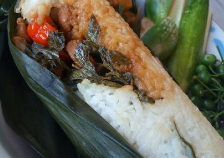 Pepes Nasi isi Ayam #pr_bukanpepesankosong