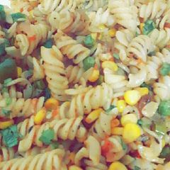 A picture of Corn pasta.