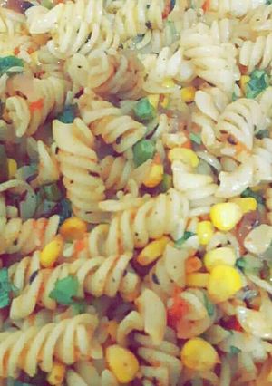 A picture of Corn pasta.