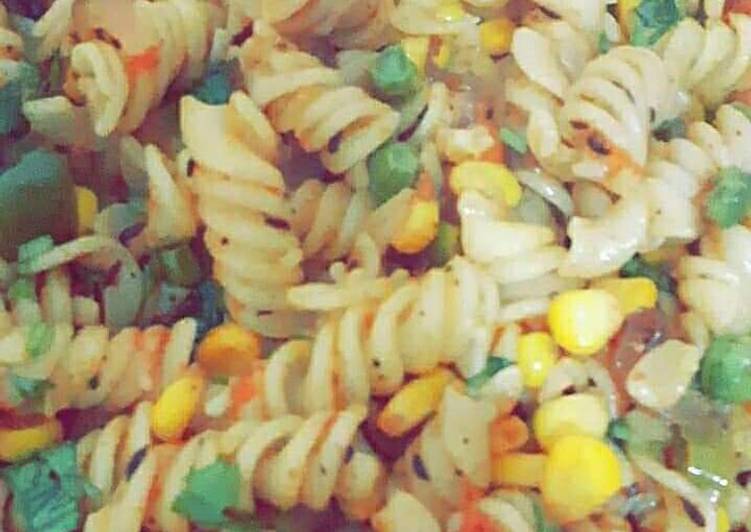 Recipe: Delicious Corn pasta