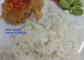 Resep Baru Ayam Geprek +Sambal bawang Yummy Mantul