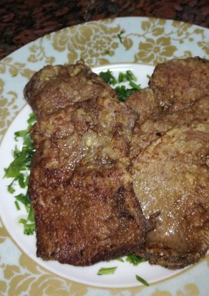 صورة لوصفة كبدة مقلية