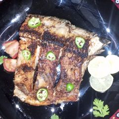 A picture of Fried fish masala.