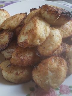 Una foto de Tortitas de coliflor