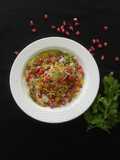 Aloo Matar Tikki Chaat