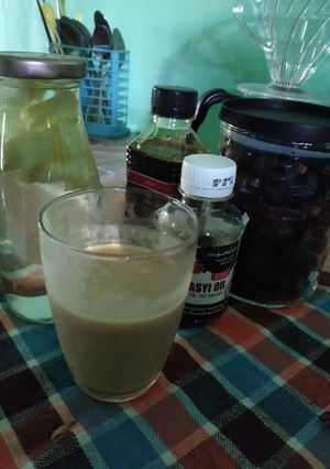 Foto resep Smoothie pisang kelapa muda non gula