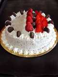 Torta casera crema oreo