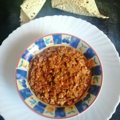 Spicy Papad sabji A picture of Spicy Papad sabji.